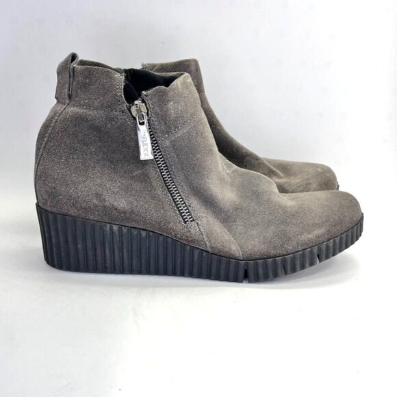 The Flexx Easy Does It Women’s Wedge Ankle Bootie Size 8.5 in Gray - Picture 4 of 16